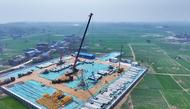 “陜電入皖”加速，千里淮河第一跨全面建設