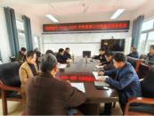懷寧縣金拱初中召開教研組長會議