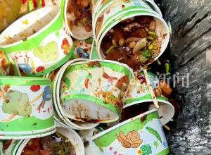 发现有人打饭菜吃不完倒掉 合肥盒饭姐怒斥浪费者：“这样的人一辈子都不要来”