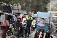 “懷城護學崗” 義務守護 情暖學子路