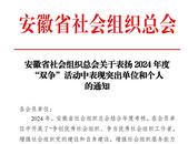 安徽省社区服务业协会荣获省社会组织总会2024年度“双争”活动表现突出单位  会长程纯洁、秘书长张莉荣获表现突出个人
