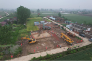 G328霍邱段一級公路改建工程首件樁基順利開鉆