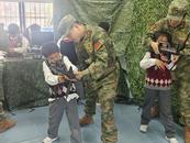 合肥市庐阳区双岗街道窦小桥社区开展“军魂润童心，爱国薪火传”退役军人爱国教育活动  