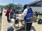 合肥站北社區：“藍鄰”聚力 · 暢通盲道守護出行