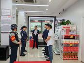 工行安庆潜山源潭支行开展防劫持抢劫演练