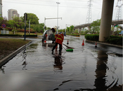 肥西城管全力應對強降雨大風天氣筑牢城市安全防線