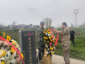 貴池區牛頭山鎮：退役軍人清明祭掃英烈 傳承紅色精神