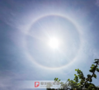 阜陽現“天空之眼”日暈奇觀