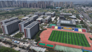 蚌埠三中新校區(qū)項目建設(shè)效果顯現(xiàn)