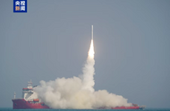 谷神星一號海射型遙五運載火箭發射成功