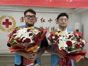 帥氣的你們，成為照亮他人的光！淮南市又一對連號“捐髓”者啟程