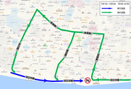 “五一”期間安慶市區(qū)沿江中路(龍山路—宜城路)實施臨時交通管制