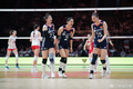 世联赛北京站中国女排3:0战胜法国女排