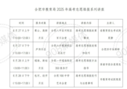 ?合肥市教育局開展高考志愿填報指導(dǎo)服務(wù)