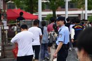 巢湖公安為中考護航