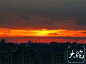 19日清晨合肥出現(xiàn)短暫朝霞，專家：今后幾天有明顯降雨