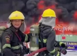 緬甸焚燒銷毀價值3億美元毒品 火光沖天濃煙滾滾 多人現場觀看