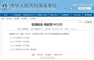 南海部分海域將進行實彈射擊