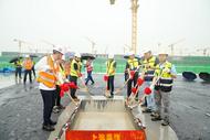 合肥国显第8.6代显示器生产线项目5#废水处理站封顶