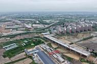 S18寧合高速合肥段建設(shè)正酣