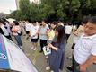 合肥高考生看考场 有家长提前演练三种出行方式