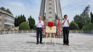 阜陽市潁上縣黃家壩暴動烈士紀念園省級基地正式揭牌