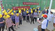 高溫“烤”驗(yàn)下的守護(hù)： 懷寧縣金拱鎮(zhèn)衛(wèi)生院為工地工人送健康 