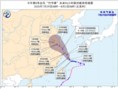 台风“竹节草”对安徽省东部有较明显风雨影响