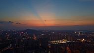 合肥夏日傍晚出现美丽晚霞（组图）