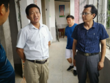 六安市教体局督查霍山县教育民生工程