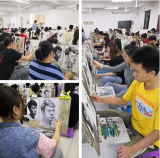 合肥皖智美术举行月考暨优秀美术生联考选拔考试