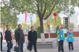 市级文明校园考核组来至德小学实地测评验收