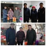怀远农场中学春节前走访慰问退休教职工