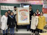 皖西中学绘美社开展2020年新年祝福手绘活动
