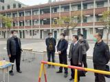 肥东四中九年级返校复课工作接受县教体局督查组检查验收