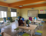 六安霍山縣城關小學“夢想中心”收到愛心抗疫物資