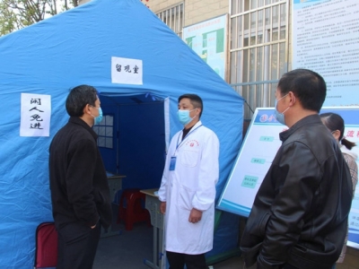 金寨金江实验学校：优化疫情处置演练细节 强化防控迎初三生开学