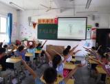 东至至德小学战疫情强体魄积极推行小课间室内上肢操