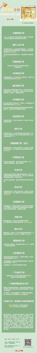 這些高校，全額退還住宿費(fèi)！