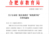 合肥经开实验高刘小学获评合肥市第三批“新优质学校”