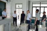 高斌视导霍邱县高考准备工作