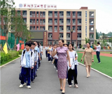 巢湖四中初中部为九年级学子举行隆重的离校仪式