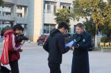 田家庵区人武部走进淮南联合大学开展征兵宣传活动