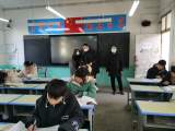 怀远县教体局领导来龙亢中学检查初中期末质量检测工作