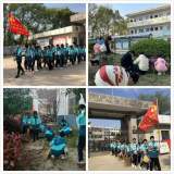 潛山市油壩鄉(xiāng)中心學(xué)校組織開展學(xué)雷鋒進(jìn)社區(qū)服務(wù)活動