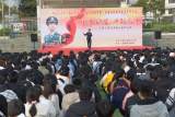 宿松县花凉中学举行2021届高考励志报告会