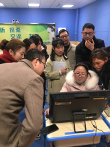 宿松县实验小学《智慧课堂环境下小学数学实验教学微课资源共享共建研究》课题组开展常规活动