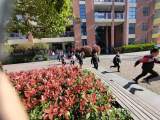 合肥市和平小学花冲分校举行应急疏散演练活动