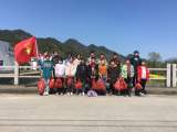 绩溪县瀛洲中心小学组织开展“净化河道，美丽家乡”为主题的学雷锋、树新风实践活动