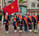 合肥市胜利路小学七色花志愿劳动迎“五一”